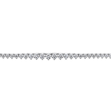 12.00 Carat Diamond Tennis Necklace in 18ct White Gold