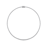 6.00 Carat Diamond Tennis Necklace in 18ct White Gold