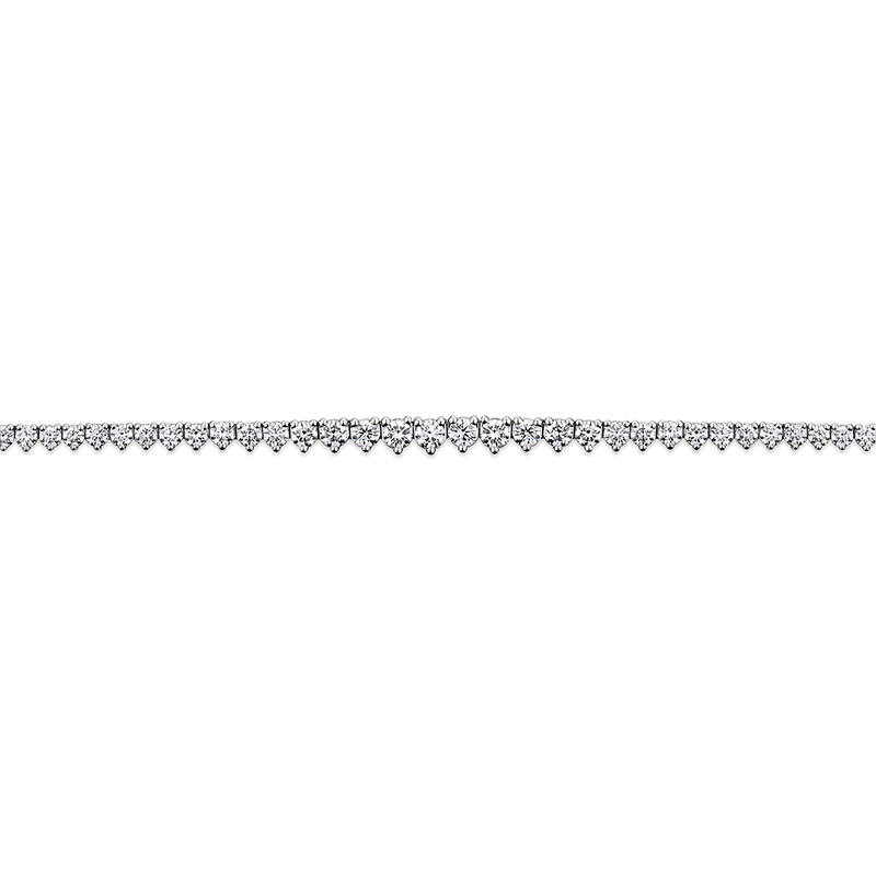 6.00 Carat Diamond Tennis Necklace in 18ct White Gold