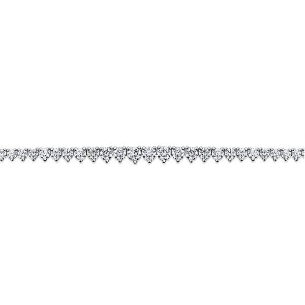 9.00 Carat Diamond Tennis Necklace in 18ct White Gold