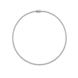 6.00 Carat Diamond Tennis Necklace in 18ct White Gold