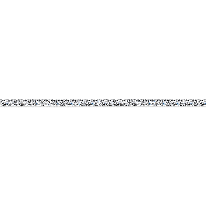 12.00 Carat Diamond Tennis Necklace in 18ct White Gold