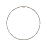12.00 Carat Diamond Tennis Necklace in 18ct Yellow Gold