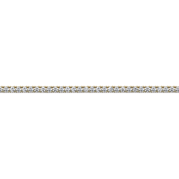 12.00 Carat Diamond Tennis Necklace in 18ct Yellow Gold