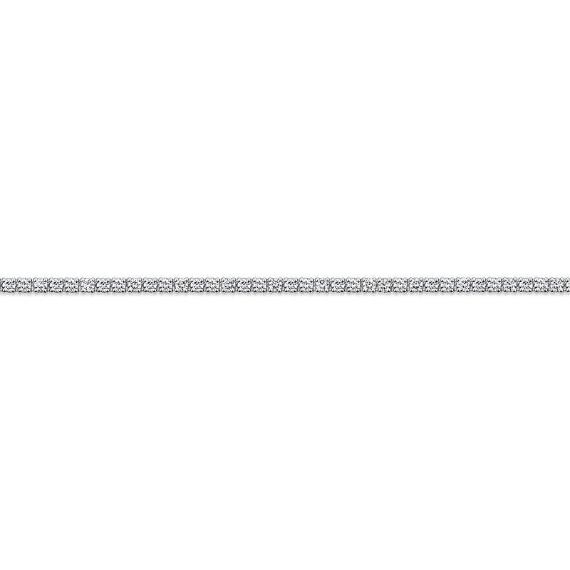 6.00 Carat Diamond Tennis Necklace in 18ct White Gold