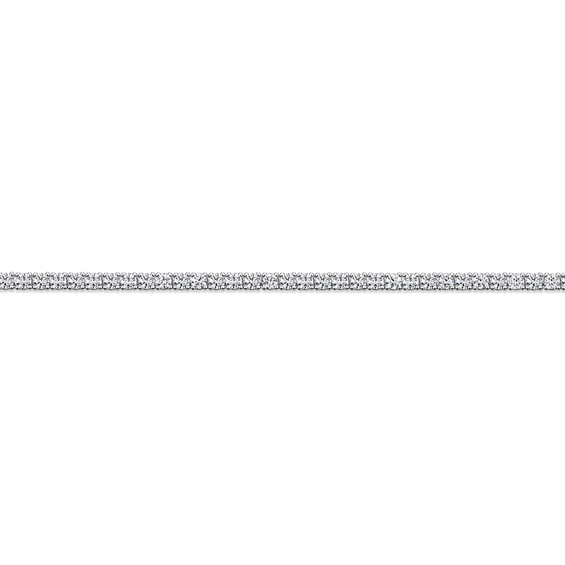 9.00 Carat Diamond Tennis Necklace in 18ct White Gold