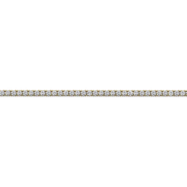 9.00 Carat Diamond Tennis Necklace in 18ct Yellow Gold