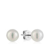 Akoya Pearl Stud Earrings in 18ct White Gold