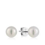 Akoya Pearl Stud Earrings in 18ct White Gold