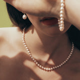 Akoya Pearl Necklace in 18ct White Gold