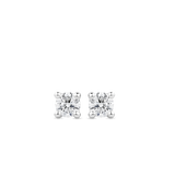 0.20 Carat Solitaire Diamond Stud Earrings in 18ct White Gold