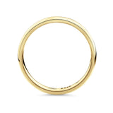 High Dome Solid Wedding Band in 18ct Yellow Gold