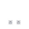0.25 Carat Diamond Earrings in 18ct White Gold