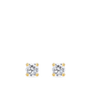 0.25 Carat Diamond Earrings in 18ct Yellow Gold