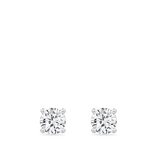 0.50 Carat Diamond Earrings in 18ct White Gold