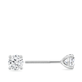 0.75 Carat Diamond Earrings in 18ct White Gold