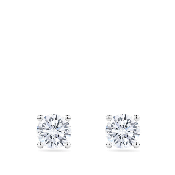 1.50 Carat Diamond Earrings in 18ct White Gold