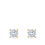 1.50 Carat Diamond Earrings in 18ct Yellow Gold