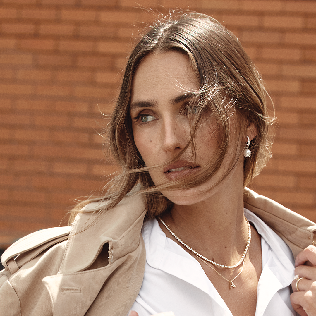 Diamond and Australian South Sea Pearl Earrings in 18ct White Gold