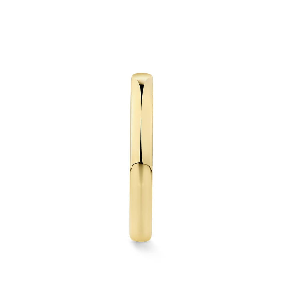 Contour Wedding Band in 18ct Yellow Gold