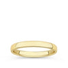 Contour Wedding Band in 18ct Yellow Gold - 3mm in width