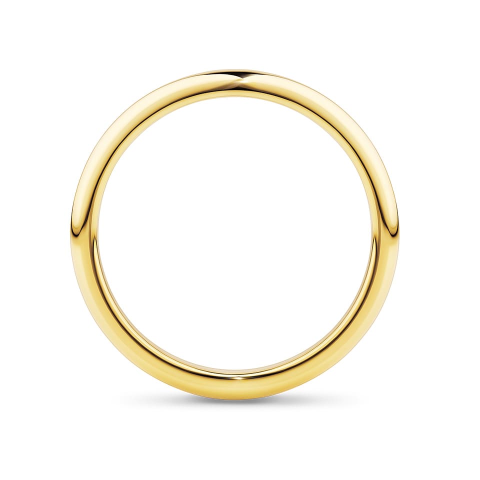 Wedding Band in 18ct Yellow Gold