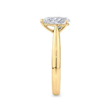 Pear Cut Diamond Engagement Ring in 18ct Yellow Gold