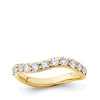 0.75 Carat Diamond Wave Ring in 18ct Yellow Gold