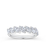 1.47 Carat Marquise Cut Diamond Half Eternity Ring in 18ct White Gold