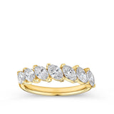 1.47 Carat Marquise Cut Diamond Half Eternity Ring in 18ct Yellow Gold