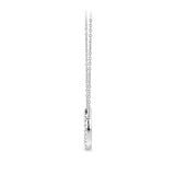 0.63 Carat Diamond Circle Necklace in 18ct White Gold