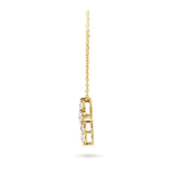 Diamond Cross Pendant in 18ct Yellow Gold