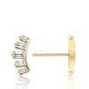 0.33 Carat Diamond Stud Earrings in 18ct Yellow Gold