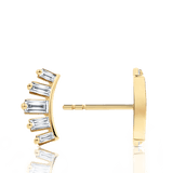 0.33 Carat Diamond Stud Earrings in 18ct Yellow Gold