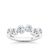0.55 Carat Diamond Bezel Set Ring in 18ct White Gold