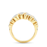 2.76 Carat Diamond Bezel Set Ring in 18ct Yellow Gold