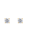 0.75 Carat Diamond Earrings in 18ct Yellow Gold