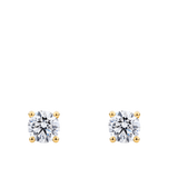 0.75 Carat Diamond Earrings in 18ct Yellow Gold
