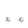 1.00 Carat Diamond Earrings in 18ct White Gold