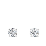 1.00 Carat Diamond Earrings in 18ct White Gold