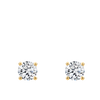 1.00 Carat Diamond Earrings in 18ct Yellow Gold