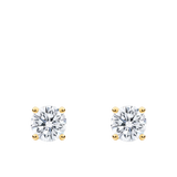 1.50 Carat Diamond Earrings in 18ct Yellow Gold