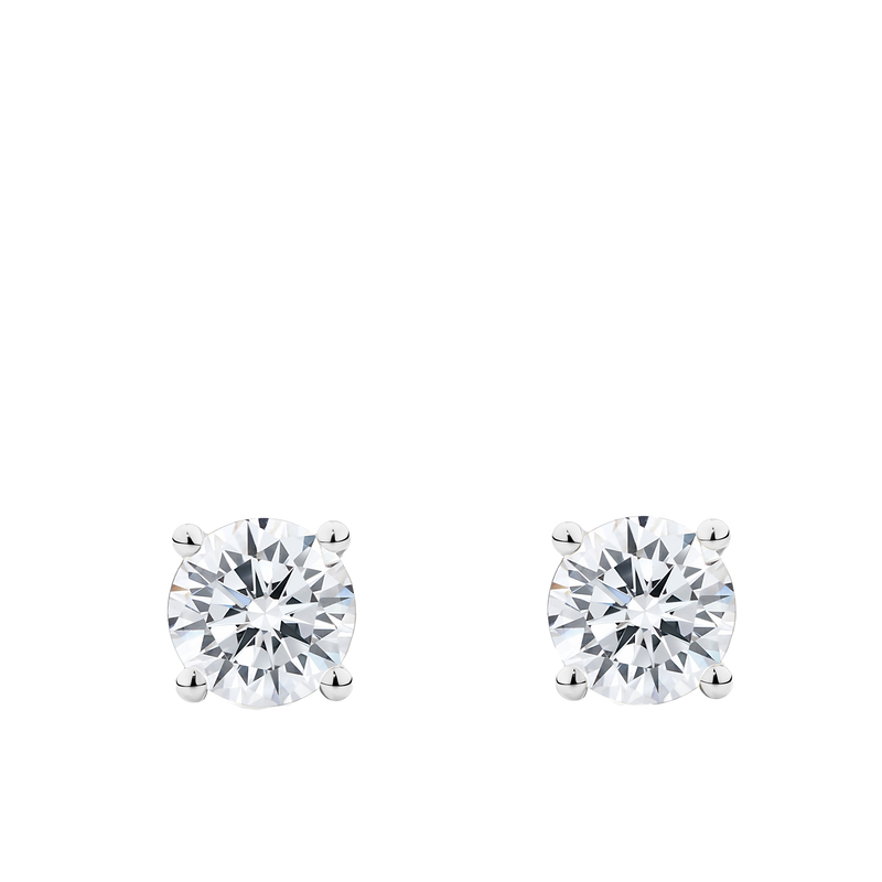 2.00 Carat Diamond Earrings in 18ct White Gold