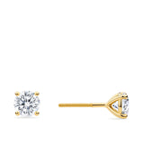 1.50 Carat Diamond Earrings in 18ct Yellow Gold