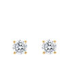 2.00 Carat Diamond Earrings in 18ct Yellow Gold