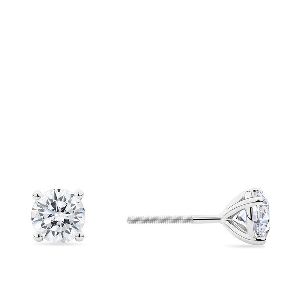 2.00 Carat Diamond Earrings in 18ct White Gold