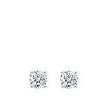 0.50 Carat Diamond Earrings in 18ct White Gold