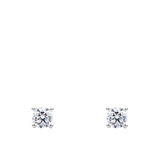 0.25 Carat Diamond Earrings in 18ct White Gold