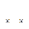 0.25 Carat Diamond Earrings in 18ct Yellow Gold