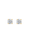 0.50 Carat Diamond Earrings in 18ct Yellow Gold